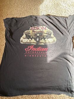 Indian Motorcycle Minnesota Bison Graphic T-Shirt