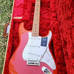 Fender stratocaster fiesta red (limited edition) Fat 50s pick up