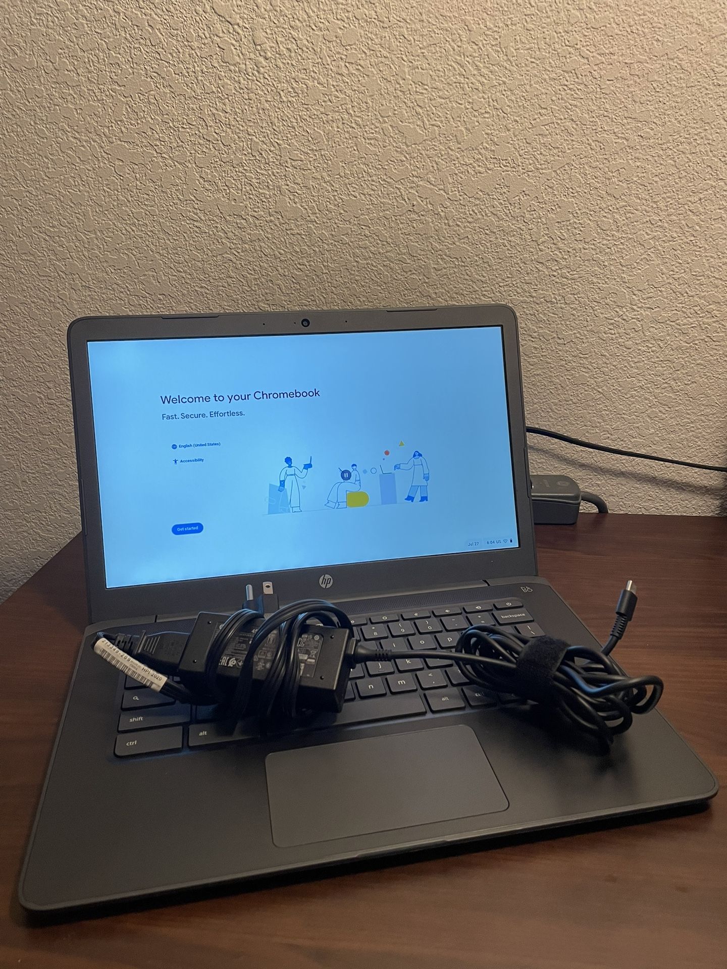 HP Chromebook 14 With Charger