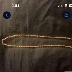 Turkish gold chain 14 karat gold