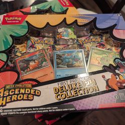 Mega Evolution Ascended Heroes First Partner Deluxe Pin Collection