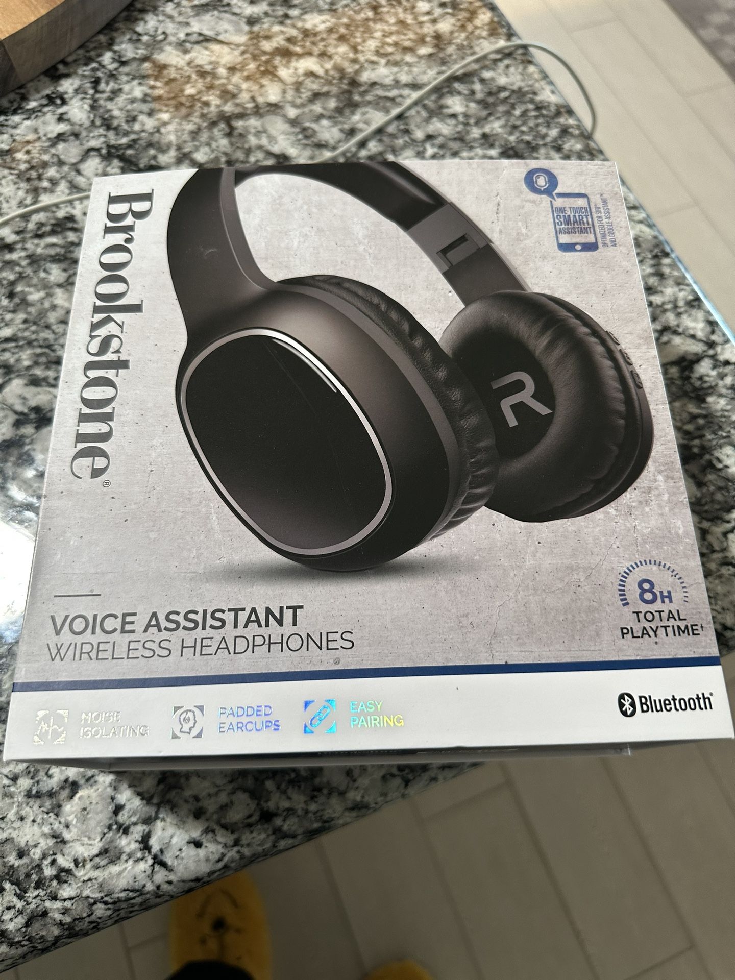 Brookstone Voice Assistant Wireless Headphones