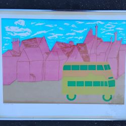 Charles M Bowdlear SIGNED ORIGINAL SERIGRAPH Dated 1981, Signed, Titled, Large Framed 