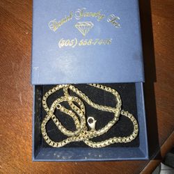 14k Solid Gold Franco Chain