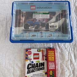 LEGO 9686 Simple & Powered Machines Set + Chain Reactions Book – Complete STEM Bundle