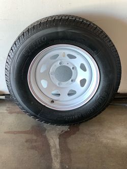New Trailer wheel rim tire spare