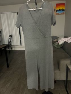 Gray Romper short sleeve