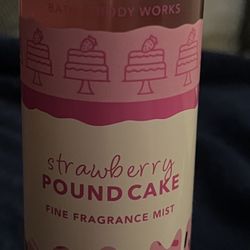Strawberry Pound Cake Perfume