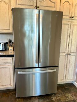 GE Standard Depth 27 Cu Ft Stainless Steel Refrigerator