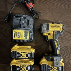Dewalt Impact, Batteries, And Charger 