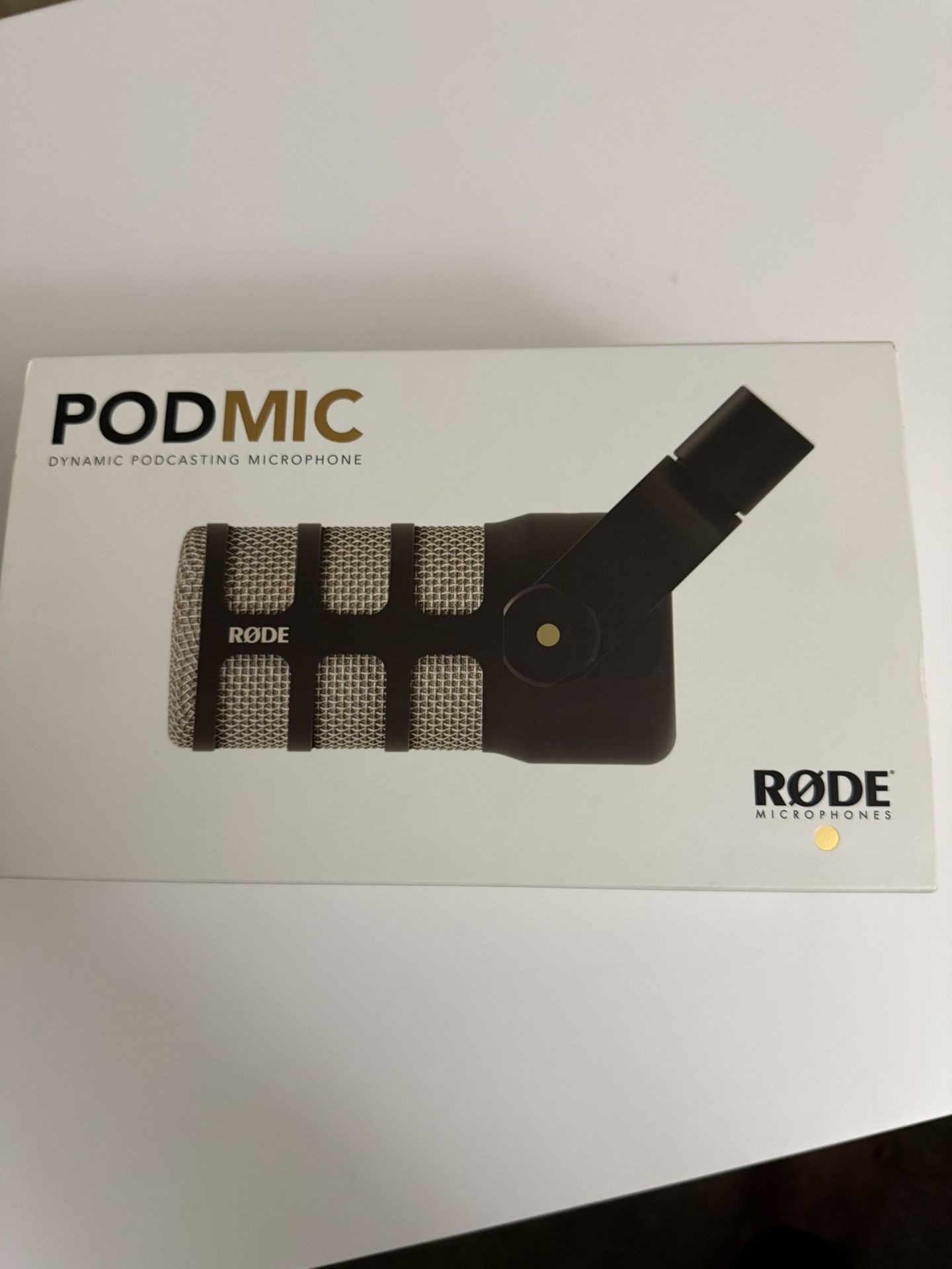 Rode PodMic Cardioid Dynamic Broadcast Microphone, Black