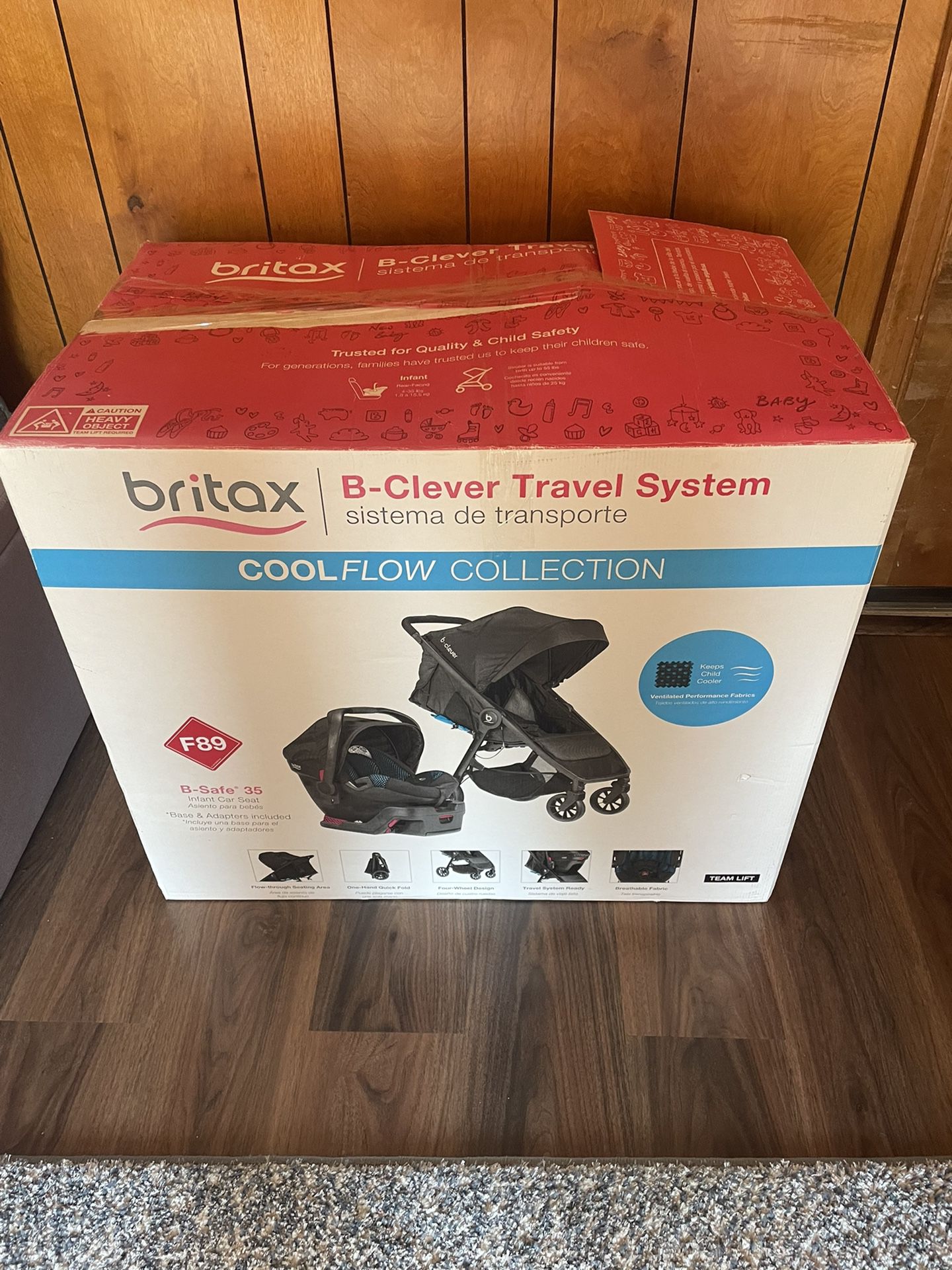 britax B-Clever Travel System - New