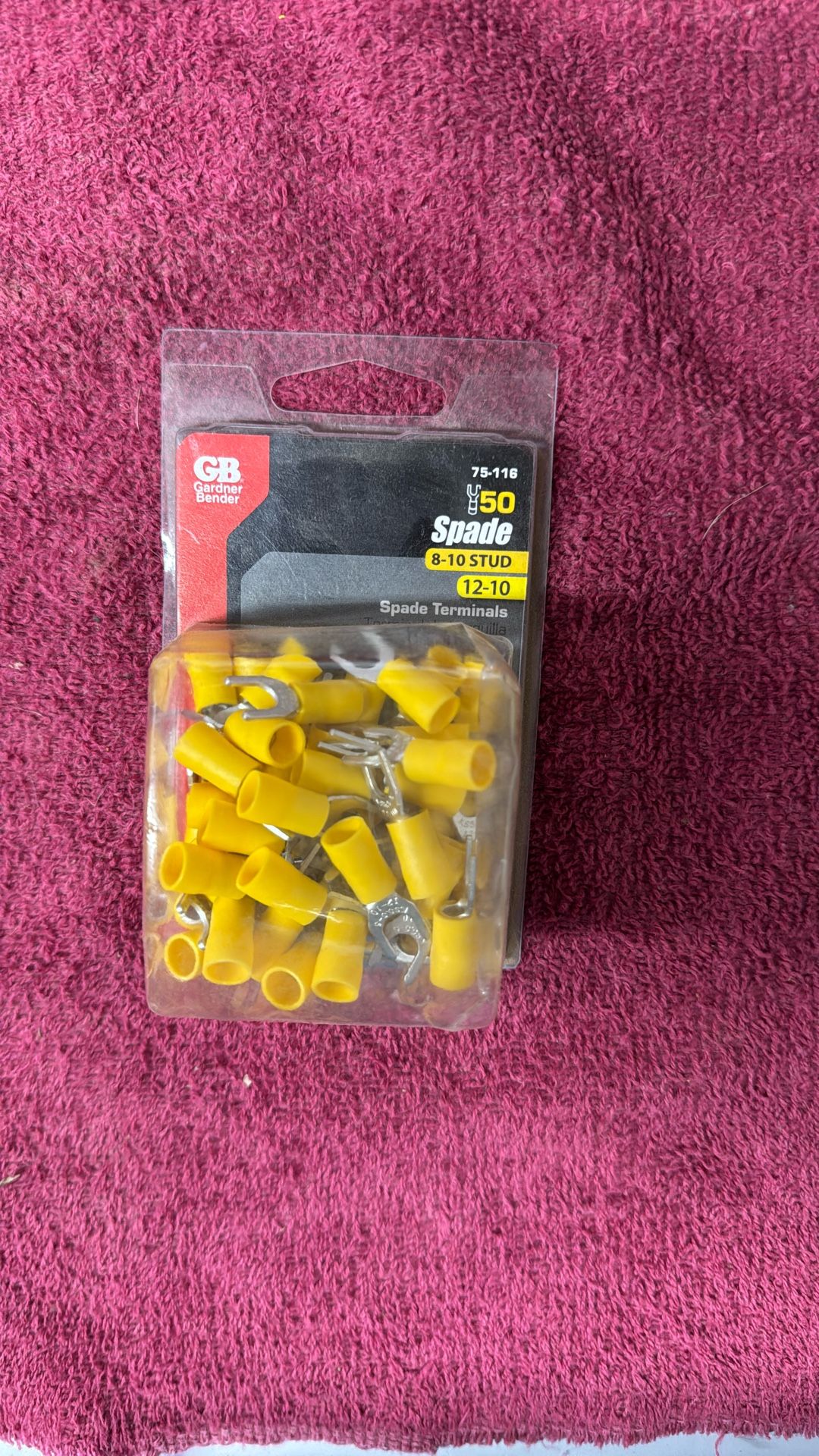 50 Spade Terminals. Never opened