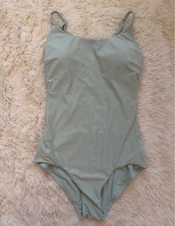 Lululemon Sage Green One-Piece Swimsuit