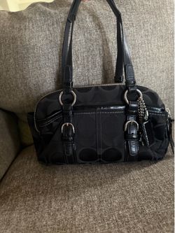 Coach Bonnie satchel bag in black