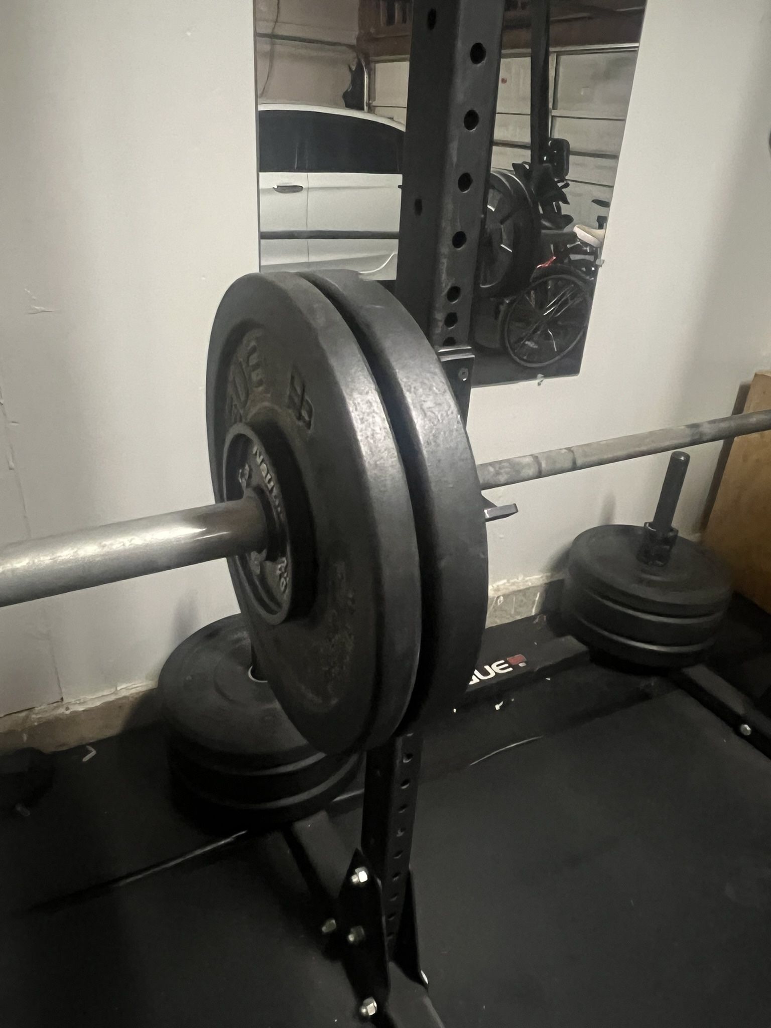 Rogue Bumper Plates And Barbell