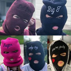 Custom Ski Mask Or beanies