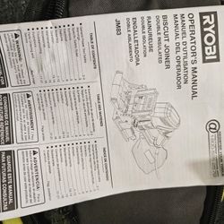 Ryobi Biscuit Joiner