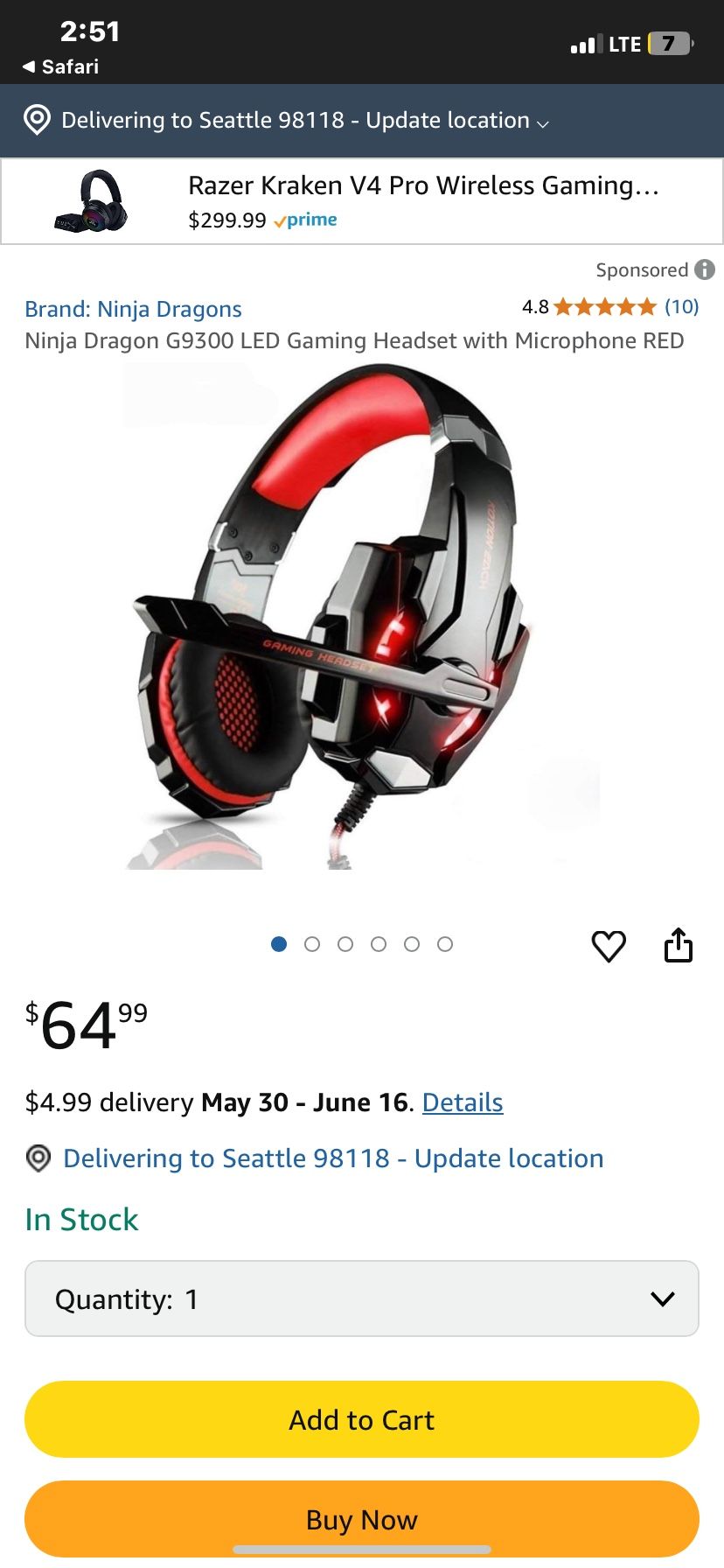 gaming headset