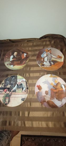 RARE NORMAN ROCKWELL COLLECTORS PLATE.