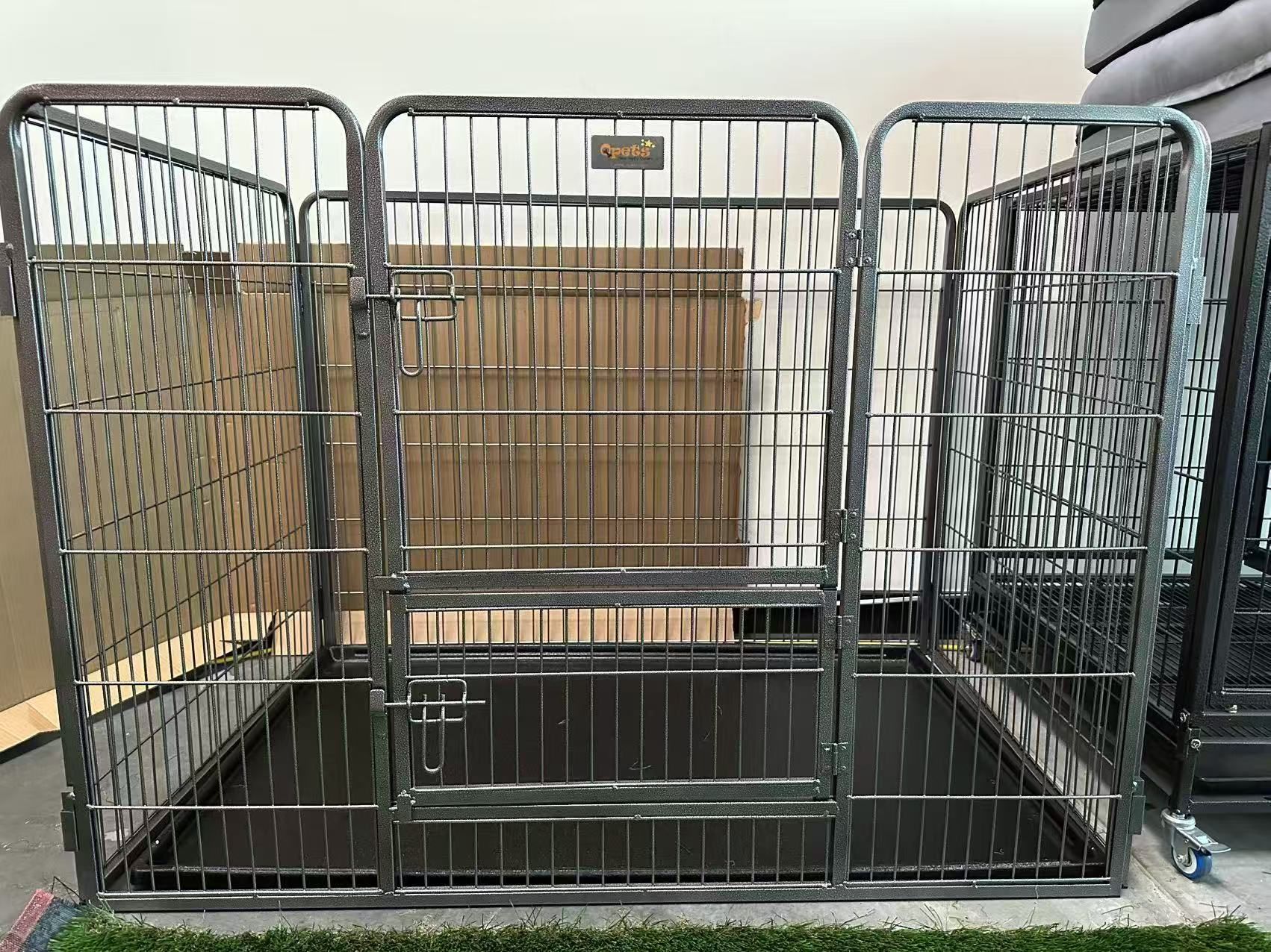 Heavy Duty Rectangular Tube Playpen Pet Dog