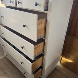 White dresser