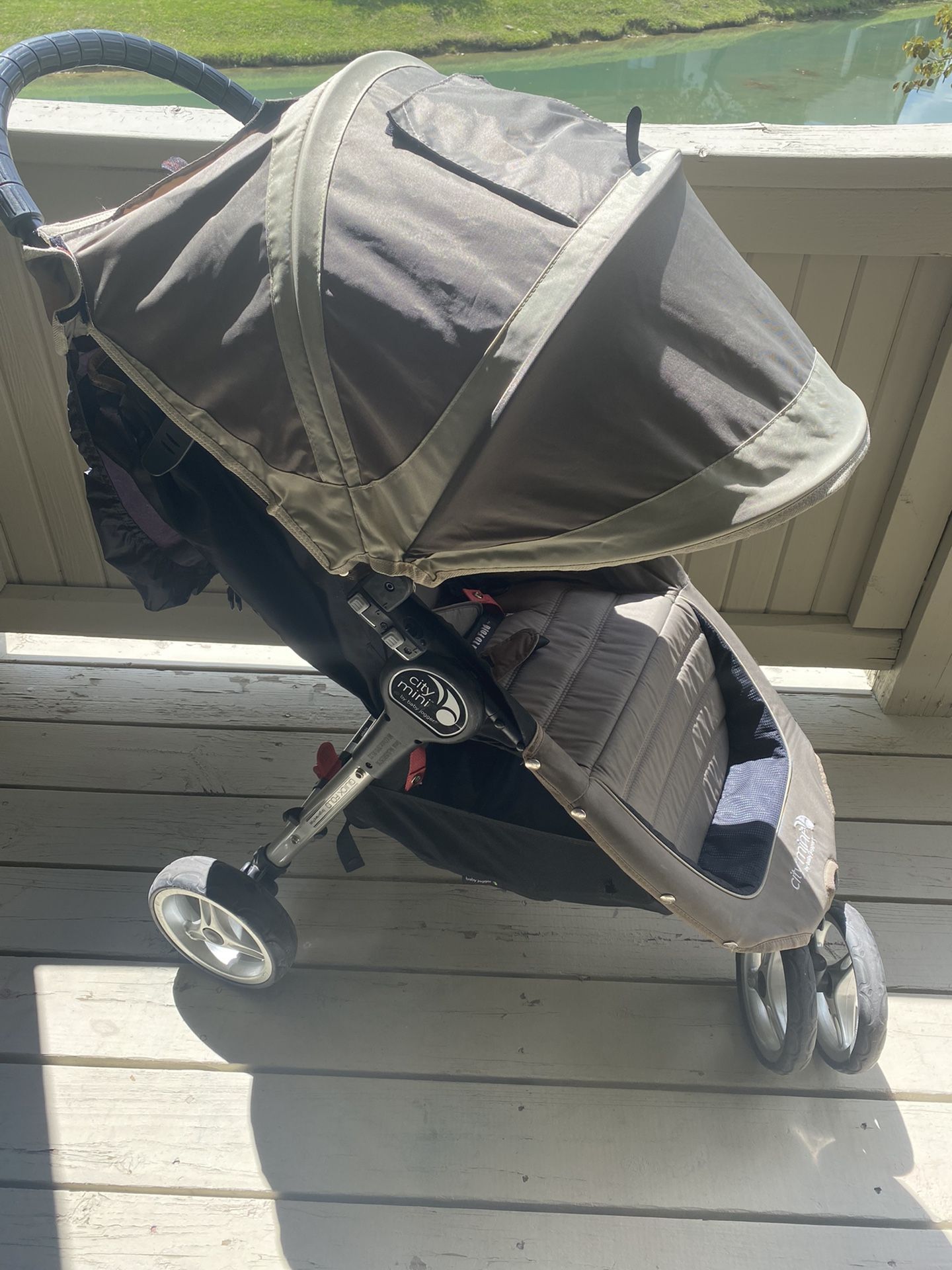 Baby Jogger City Mini Stroller And Eddie Bauer Baby Carrier