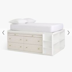 west elm x pbt Modernist Captain's Bed full size (Mattress not included)