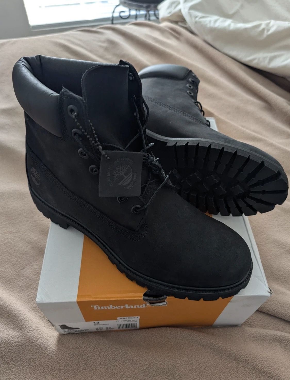 Black Timberlands Size 13