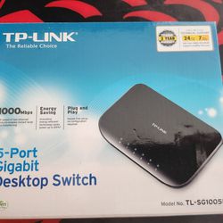 NEW - TP-Link 5 Port Ethernet Switch 