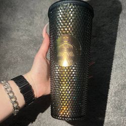 Starbucks 2022 Christmas Bronze Bling edition