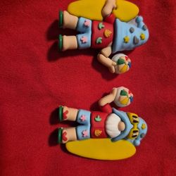 Miniature  Beach Gnome With Surfboard And Beachball!