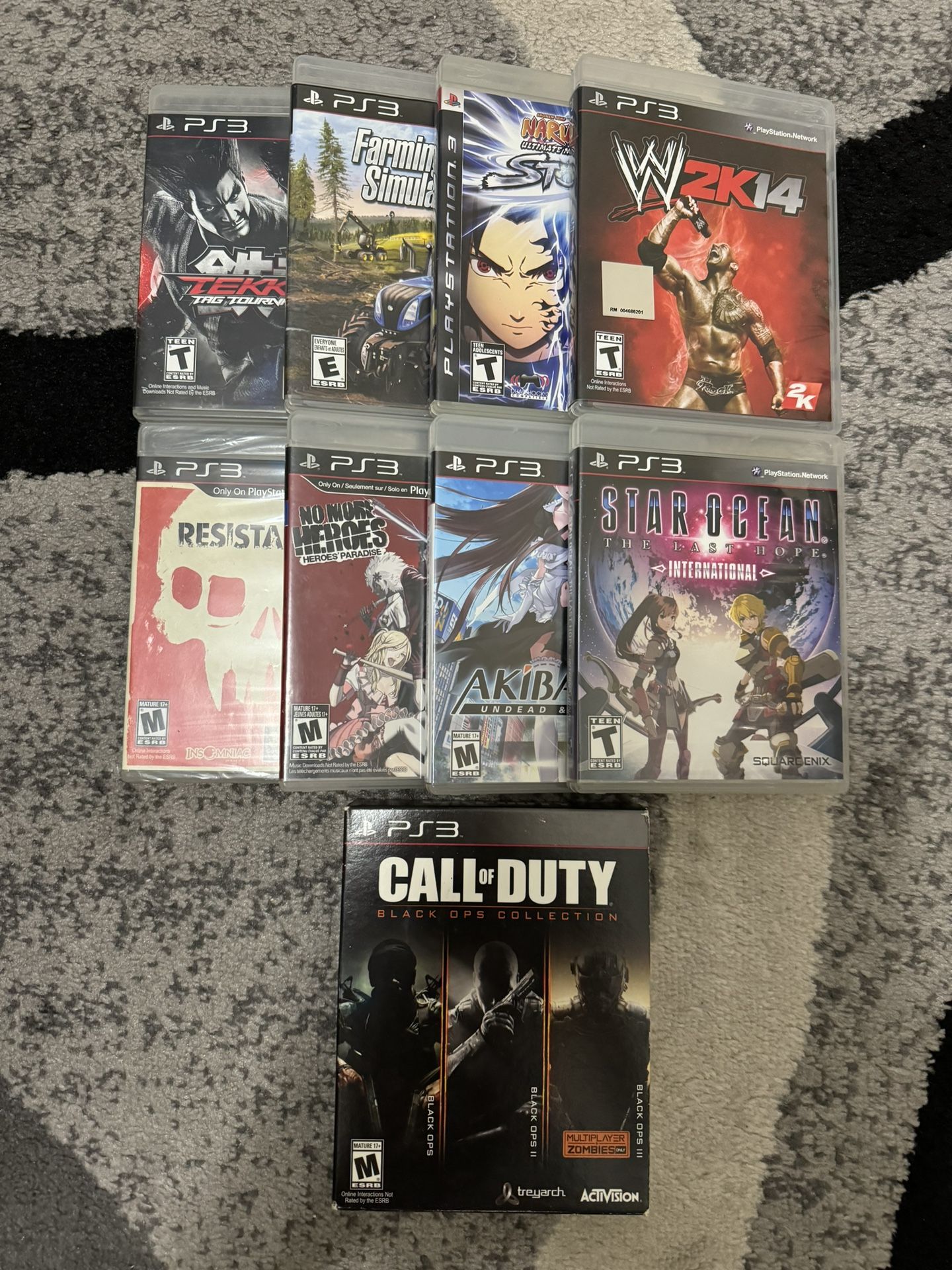 PlayStation PS3 Game Lot Bundle