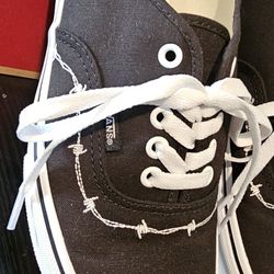 Vans Authentic Shoe Barbed Black Men's 9.5