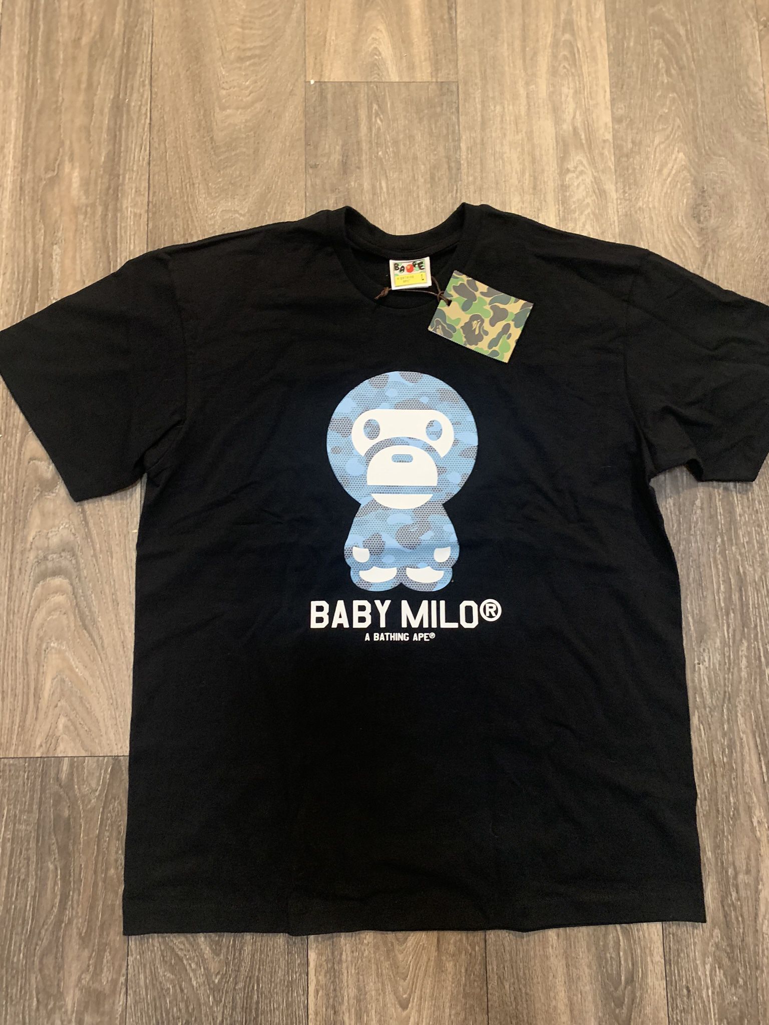 Bape Blue Baby Milo T-Shirt - Sizes M & L