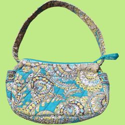 Vera Bradley Shoulder Bag Small Peacock Pattern