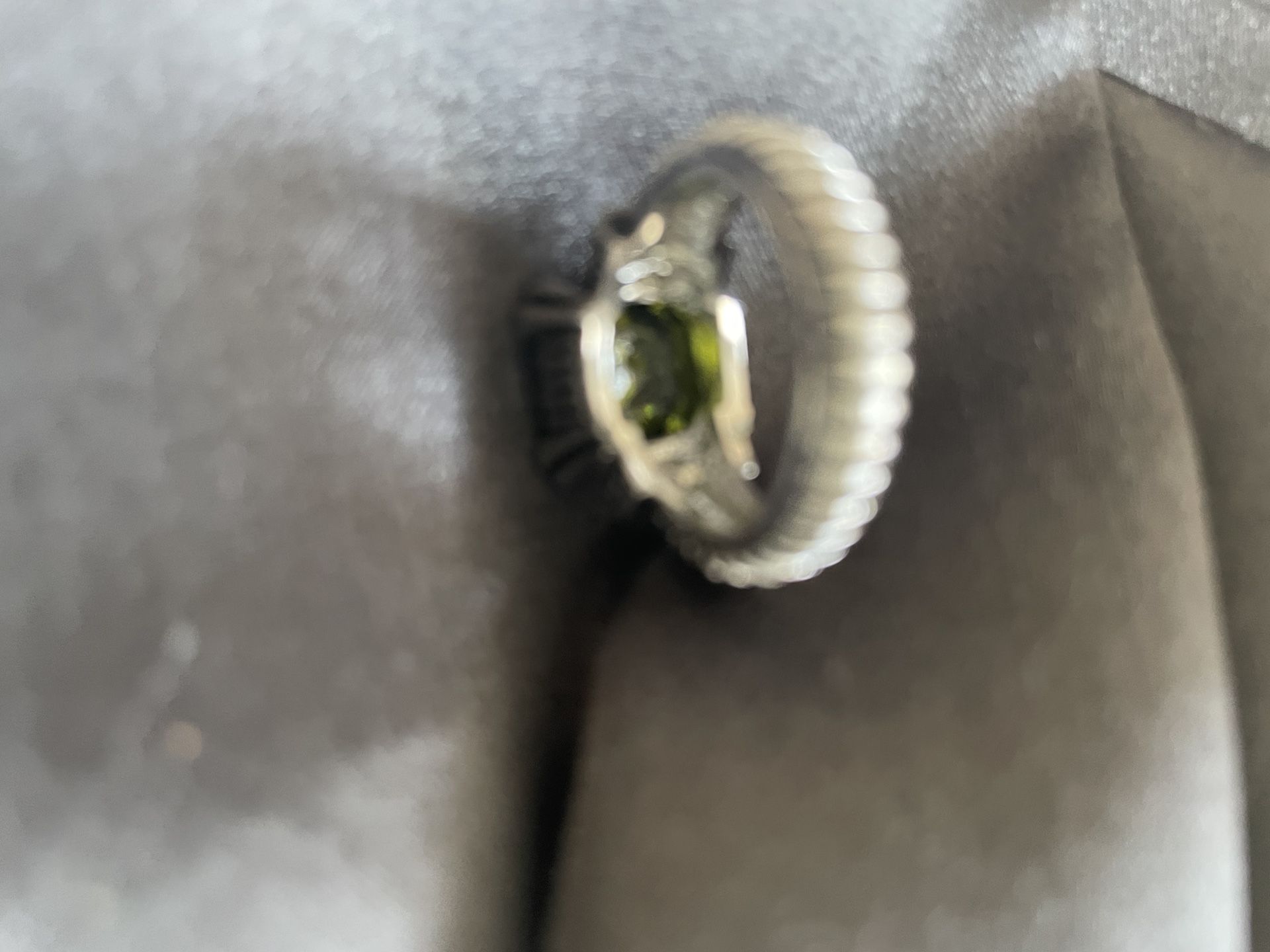 Peridot .925 Sterling Silver Ring