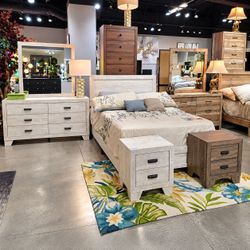 5 piece queen size bedroom set