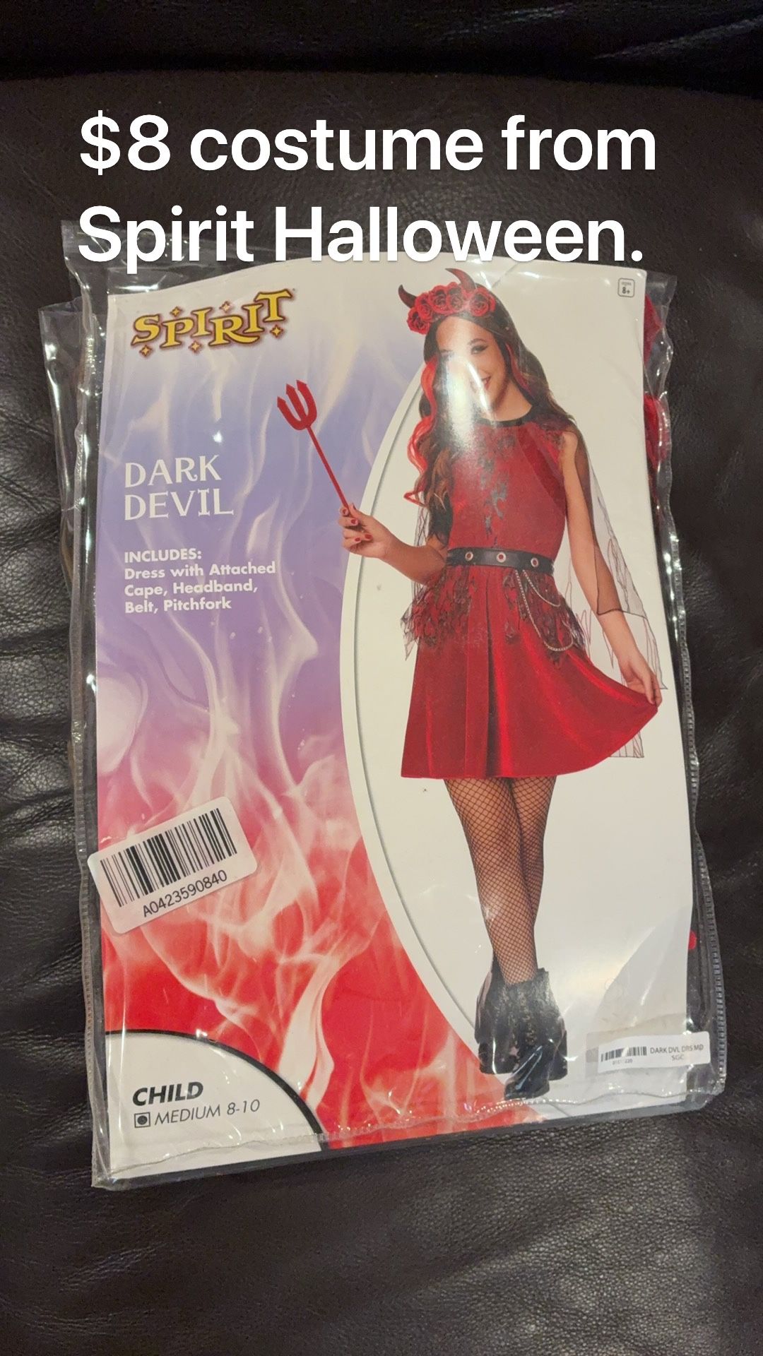 $10 Spirit Halloween Dark Devil Costume