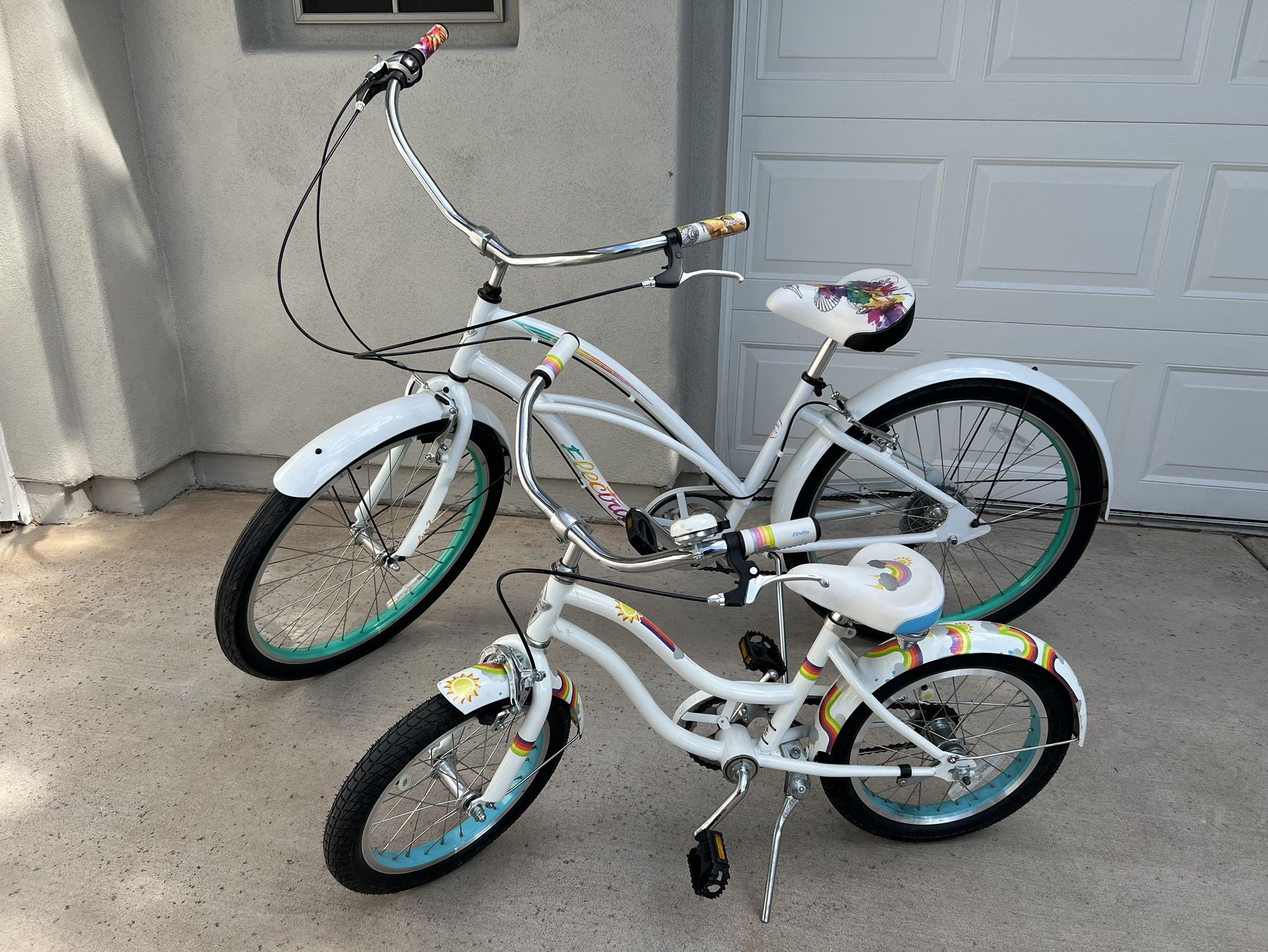 Pair Of Electra Beach Cruiser Bikes