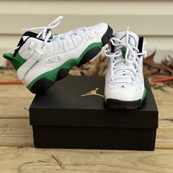Jordan 6 Rings Lucky Green (GS)