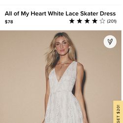 NWT Medium Lulus Lace Dress