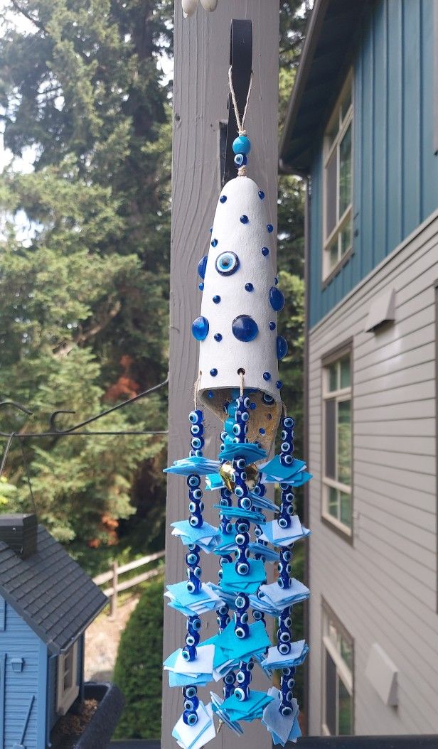 HAND CRAFTED NAZAR CHARM WIND CHIME