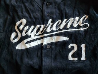 Supreme Velour Baseball Jersey