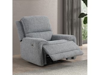 Morcote Gray Power Recliner
