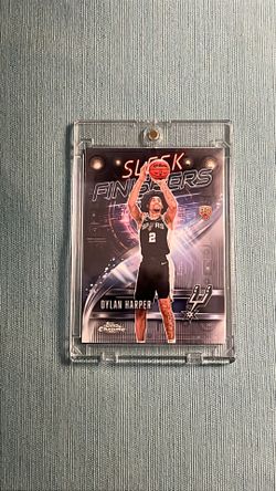 2025 Topps Dylan Harper Sleek Finishers RC card #SF-22 Spurs
