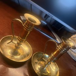 Brass Candle Holders 