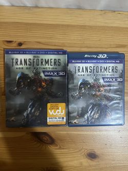 Transformers: Age of Extinction (Blu-ray 3D) W/ Lenticular Slipcover No Digital, Used Good Condition $15 Meet Up In Irving @dfwgoods