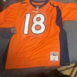 Peyton Manning Denver Broncos Orange 2015 Legacy Jersey 4xl