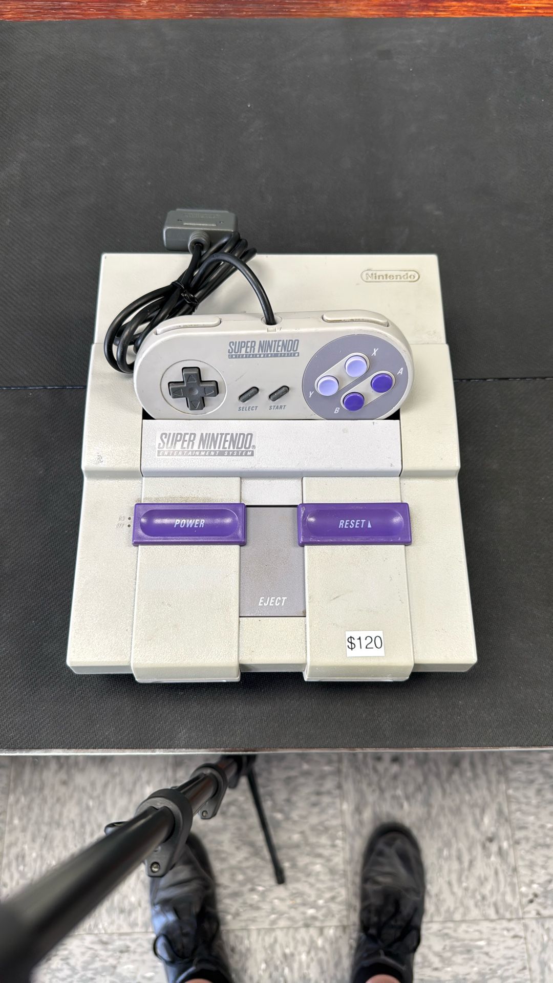 Super Nintendo. Comes With Cords And One Controller.